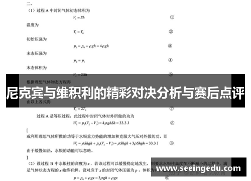 尼克宾与维积利的精彩对决分析与赛后点评